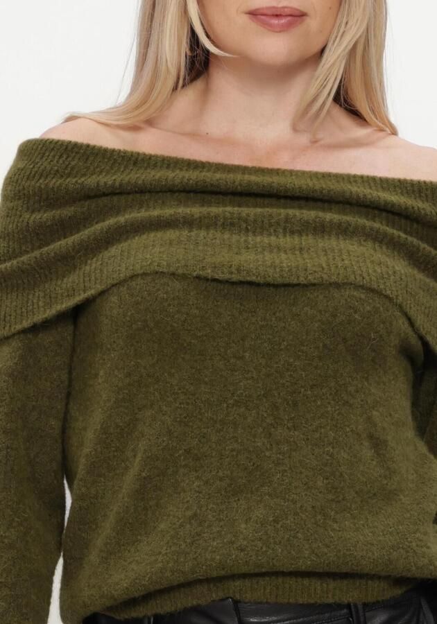 Y.A.S. YAS Dames Truien & Vesten Yasjohi Os Wool Blend Pullover Groen - Foto 4