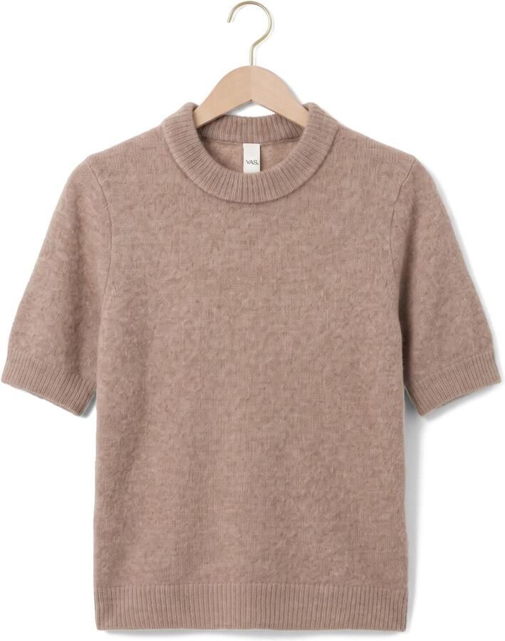 Y.A.S. YAS Dames Truien & Vesten Yasjohi Ss Wool Blend Pullover Beige - Foto 2