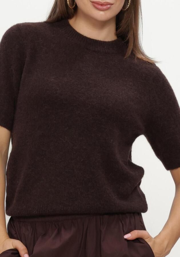 Y.A.S. YAS Dames Truien & Vesten Yasjohi Ss Wool Blend Pullover Bruin - Foto 4