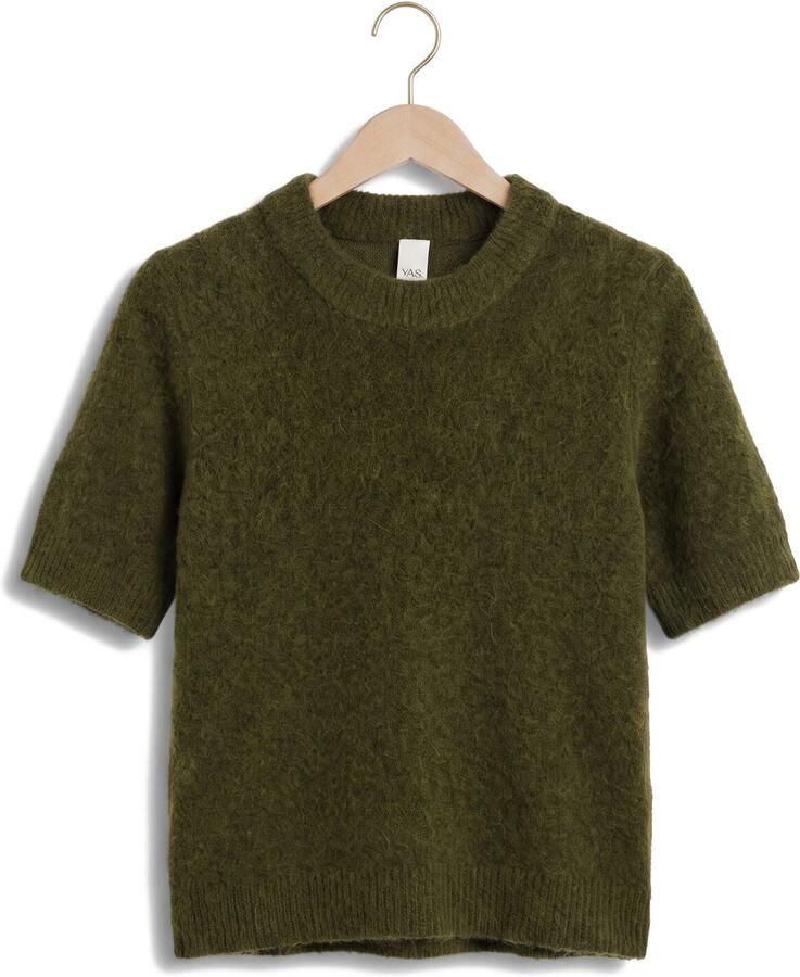 Y.A.S. YAS Dames Truien & Vesten Yasjohi Ss Wool Blend Pullover Groen - Foto 2