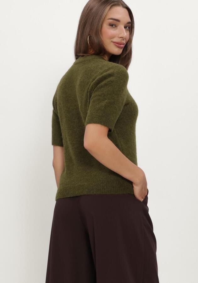 Y.A.S. YAS Dames Truien & Vesten Yasjohi Ss Wool Blend Pullover Groen - Foto 3