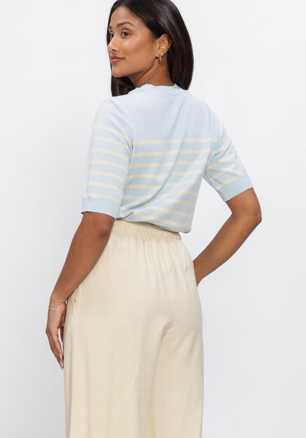 Y.A.S. YAS Dames Truien & Vesten Yaslena Ss Knit Pullover Lichtblauw - Foto 4