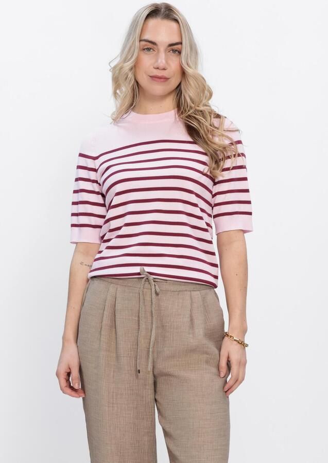 Y.A.S. YAS Dames Truien & Vesten Yaslena Ss Knit Pullover Lichtroze