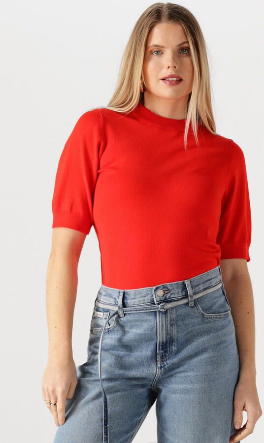 Y.A.S. YAS Dames Truien & Vesten Yaslena Ss Knit Pullover Rood