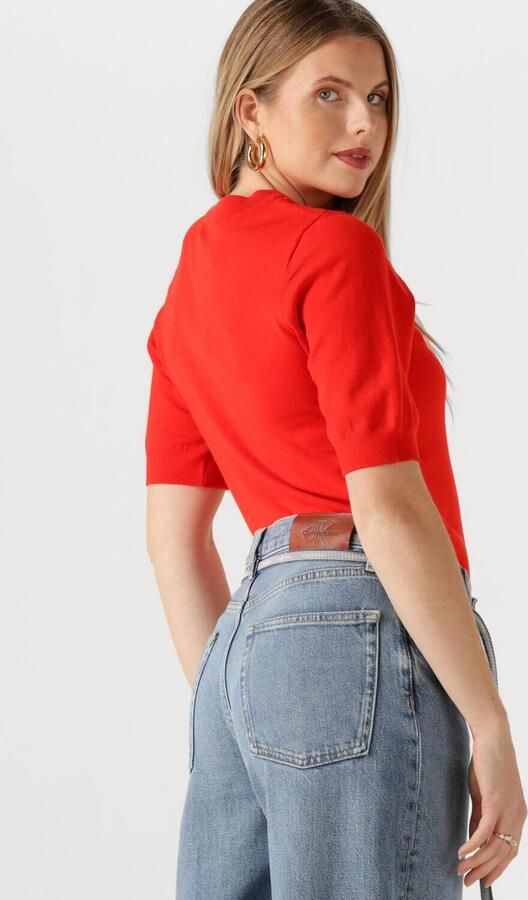 Y.A.S. YAS Dames Truien & Vesten Yaslena Ss Knit Pullover Rood - Foto 4