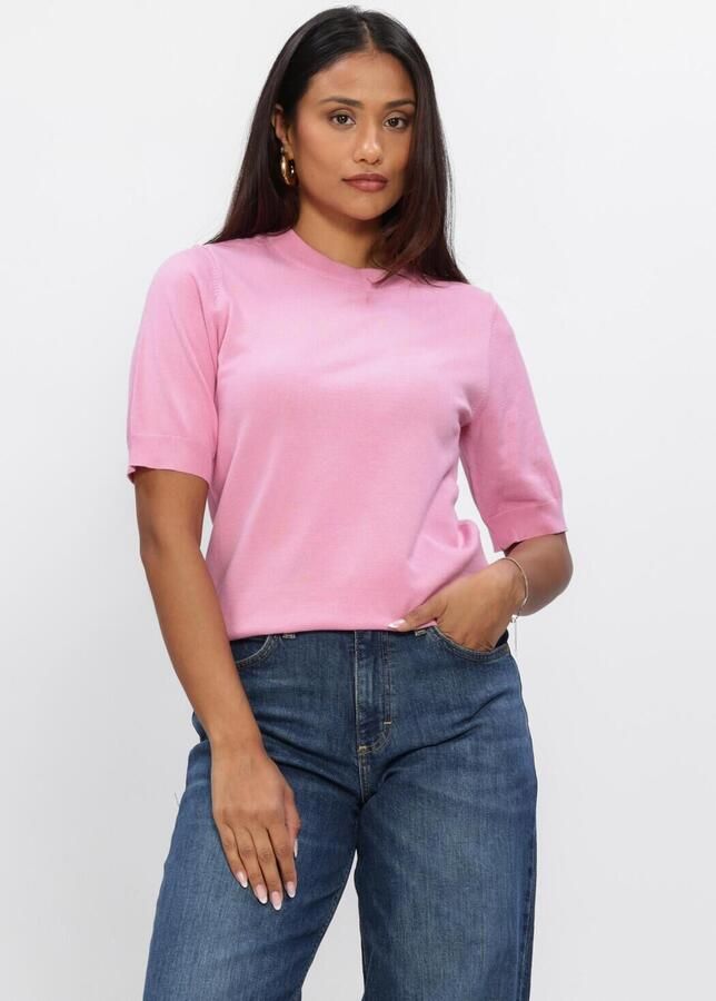 Y.A.S. YAS Dames Truien & Vesten Yaslena Ss Knit Pullover Roze