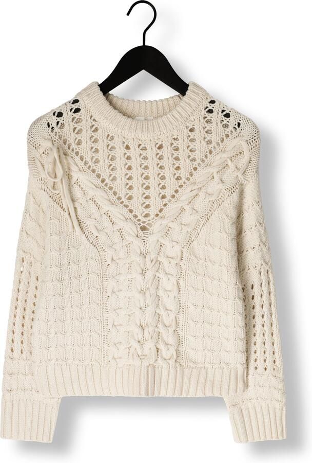 Y.A.S. YAS Dames Truien & Vesten Yaslucci Ls Knit Pullover Creme - Foto 4