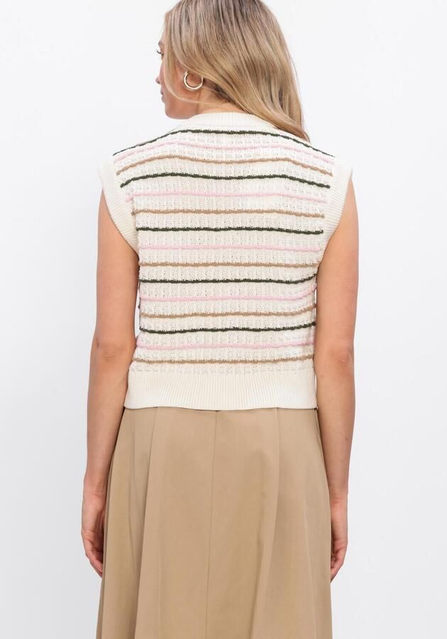 Y.A.S. YAS Dames Truien & Vesten Yasnilo Knit Vest Ecru - Foto 2