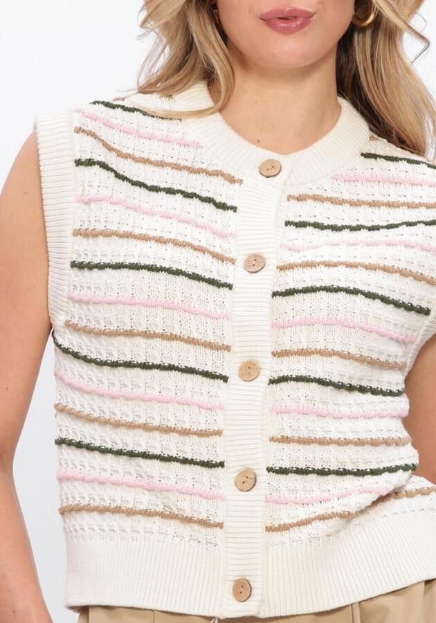 Y.A.S. YAS Dames Truien & Vesten Yasnilo Knit Vest Ecru - Foto 3