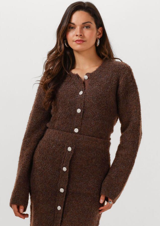 Y.A.S. YAS Dames Truien & Vesten Yasplyra Ls Knit Cardigan Bruin