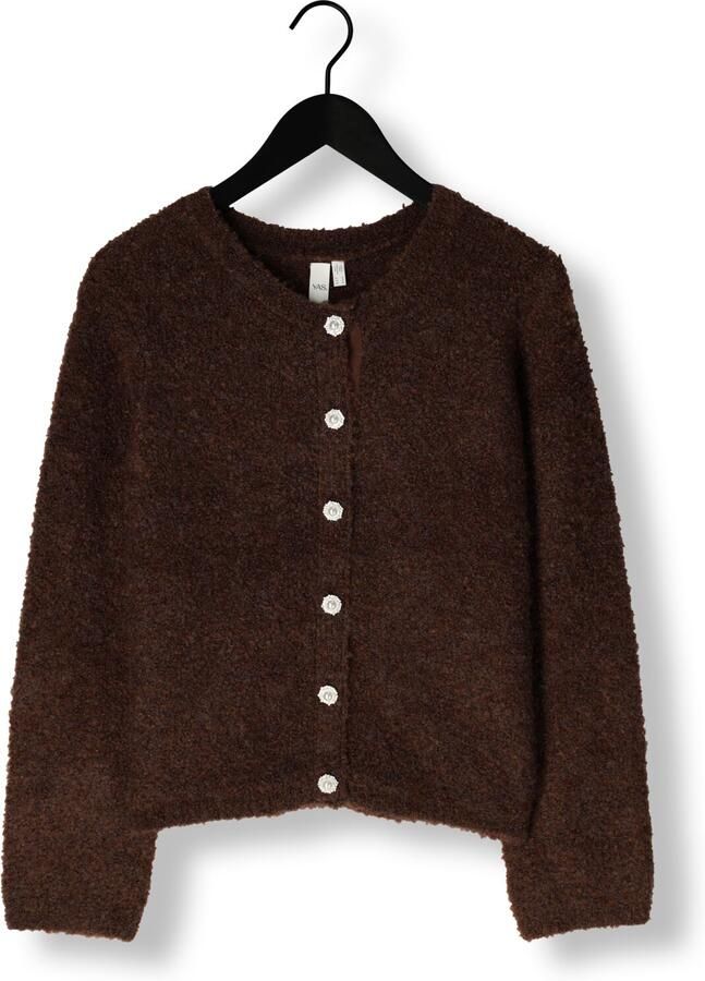 Y.A.S. YAS Dames Truien & Vesten Yasplyra Ls Knit Cardigan Bruin - Foto 2