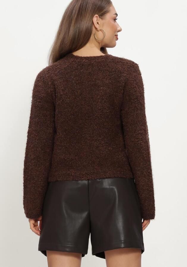 Y.A.S. YAS Dames Truien & Vesten Yasplyra Ls Knit Cardigan Bruin - Foto 3