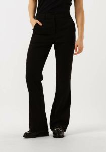 Y.A.S high waist flared pantalon YASBALA van gerecycled polyester zwart