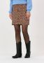 Ydence Bruine Rok Leoni Minirok Brown Dames - Thumbnail 1
