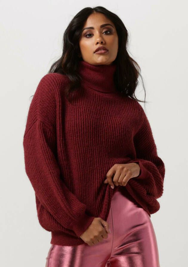 YDENCE Dames Truien & Vesten Knitted Sweater Karlijn Bordeaux