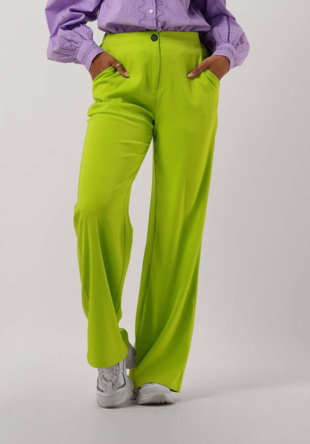 YDENCE Dames Broeken Pants Solange Lime