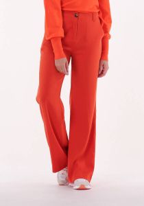 Ydence high waist straight fit pantalon Solange orange