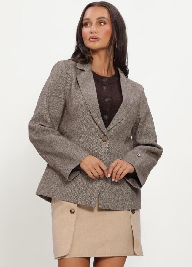 YDENCE Dames Blazers Blazer Prim Bruin