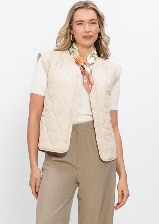 YDENCE Dames Blazers Gilet Brynn Creme