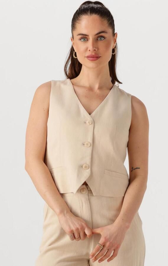 YDENCE Dames Blazers Gilet Erica Beige - Foto 4
