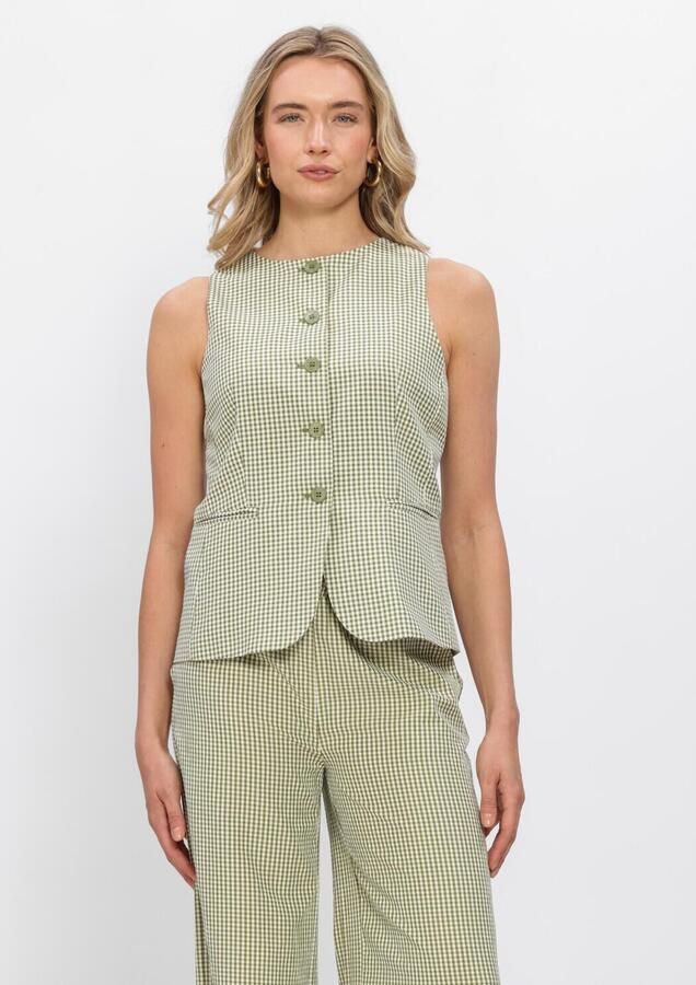 YDENCE Dames Blazers Gilet Jette Groen