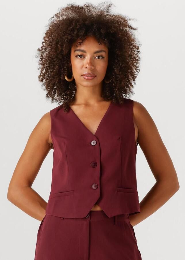 YDENCE Dames Blazers Gilet Kaia Bordeaux - Foto 4