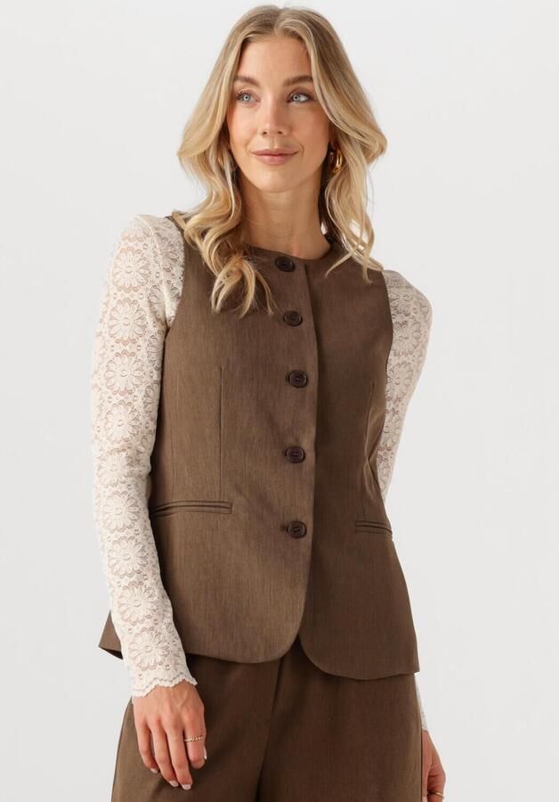 YDENCE Dames Blazers Gilet Mellie Bruin - Foto 4