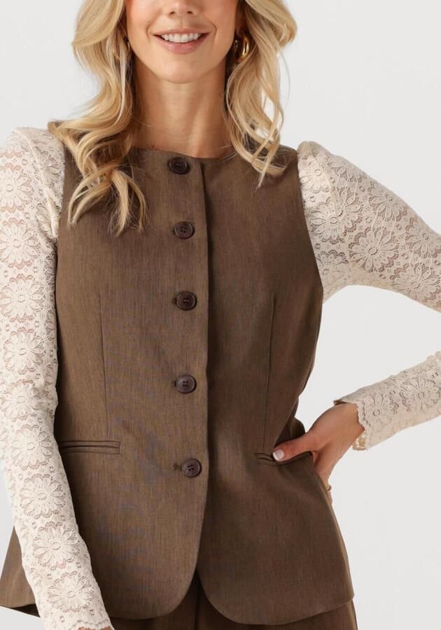 YDENCE Dames Blazers Gilet Mellie Bruin - Foto 2