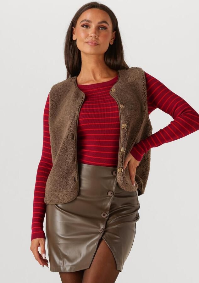 YDENCE Dames Blazers Gilet Puck Bruin - Foto 4