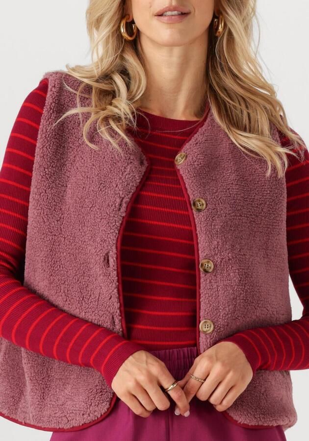 YDENCE Dames Blazers Gilet Puck Paars