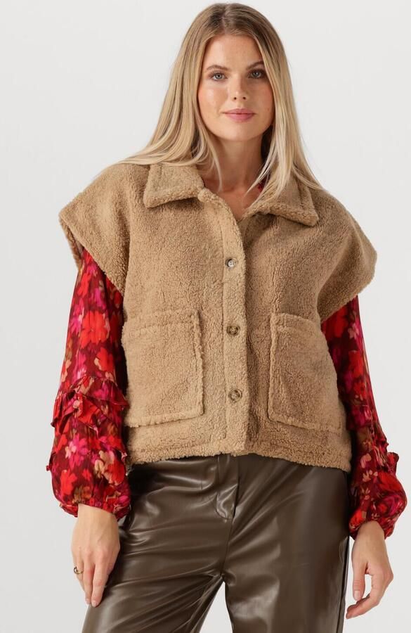 YDENCE Dames Blazers Gilet Rejou Camel - Foto 4