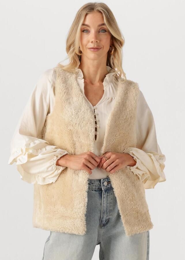 YDENCE Dames Blazers Gilet Sasha Beige - Foto 4