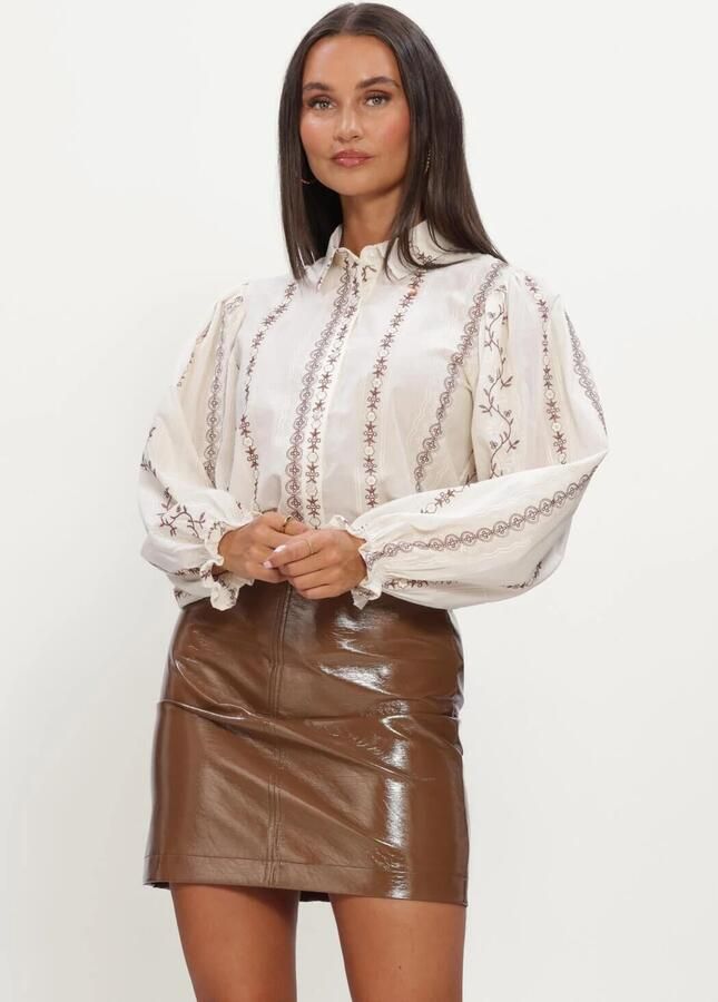YDENCE Dames Blouses Blouse Aline Gebroken Wit