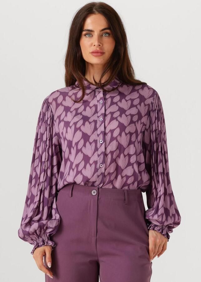 YDENCE Dames Blouses Blouse Alyssa Paars - Foto 4