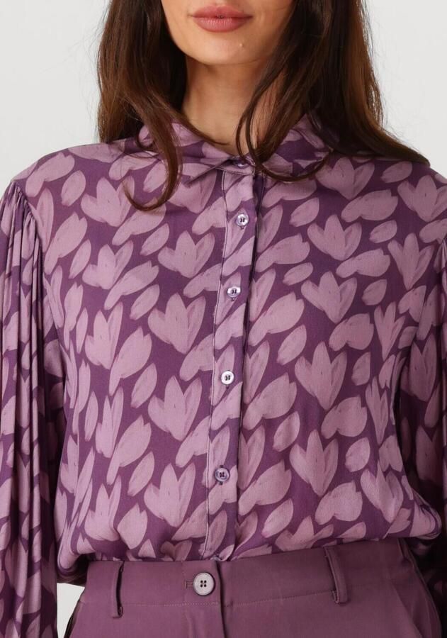 YDENCE Dames Blouses Blouse Alyssa Paars