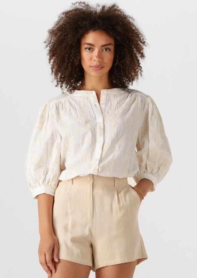 YDENCE Dames Blouses Blouse Cara Wit - Foto 4
