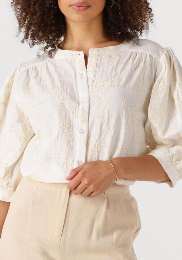 YDENCE Dames Blouses Blouse Cara Wit - Foto 3