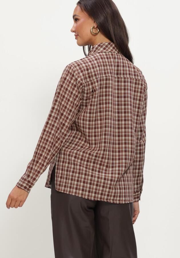 YDENCE Dames Blouses Blouse Charlize Bruin - Foto 3