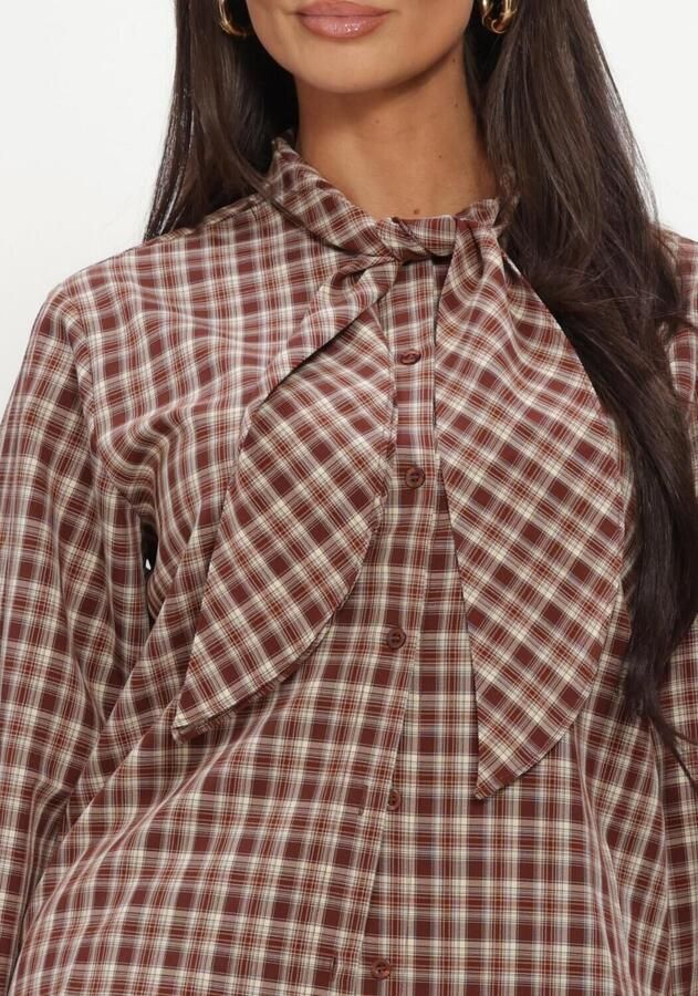YDENCE Dames Blouses Blouse Charlize Bruin - Foto 2