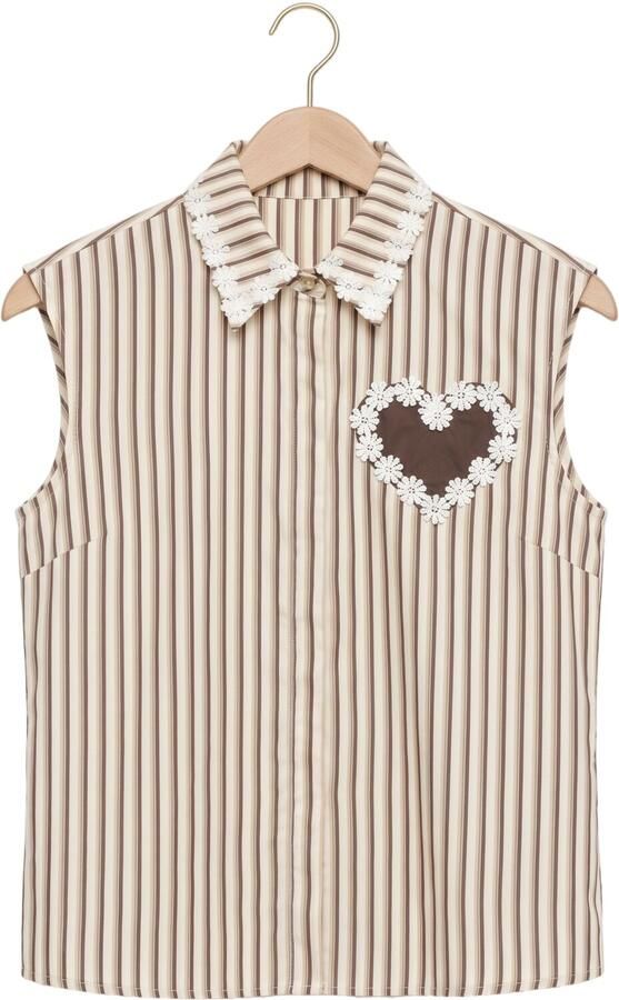 YDENCE Dames Blouses Blouse Emi Beige - Foto 4
