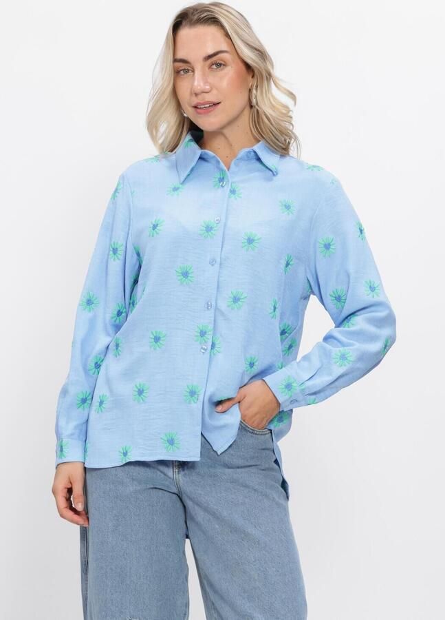 YDENCE Dames Blouses Blouse Gabia Lichtblauw