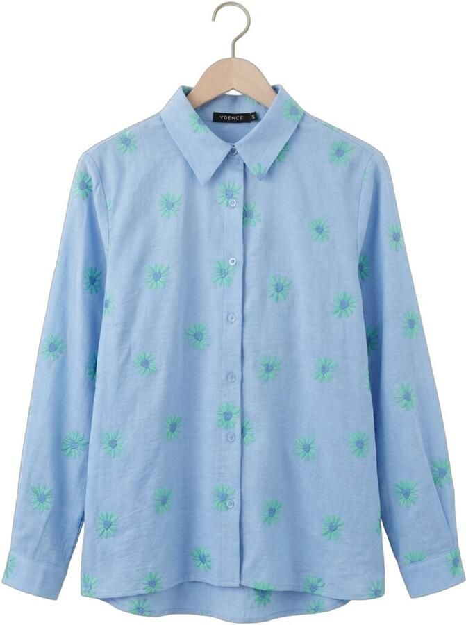 YDENCE Dames Blouses Blouse Gabia Lichtblauw - Foto 2