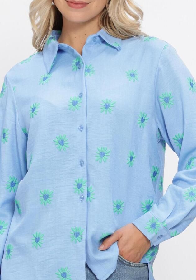 YDENCE Dames Blouses Blouse Gabia Lichtblauw - Foto 4