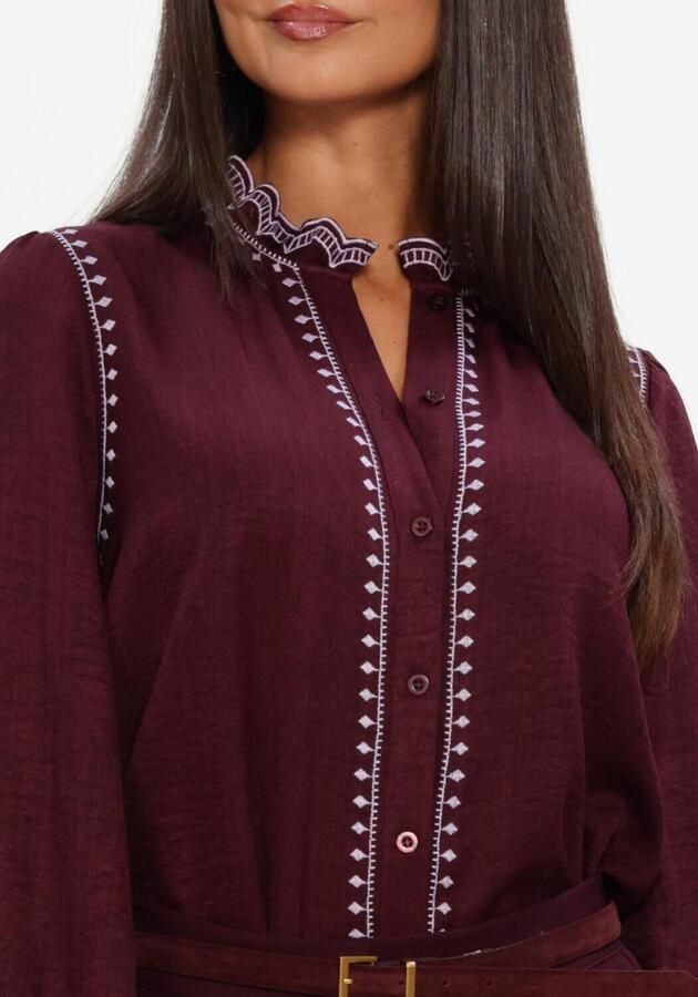 YDENCE Dames Blouses Blouse Hannah Bordeaux - Foto 3