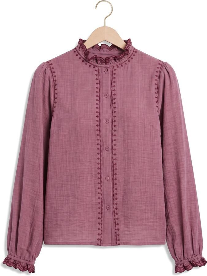 YDENCE Dames Blouses Blouse Hannah Paars - Foto 2