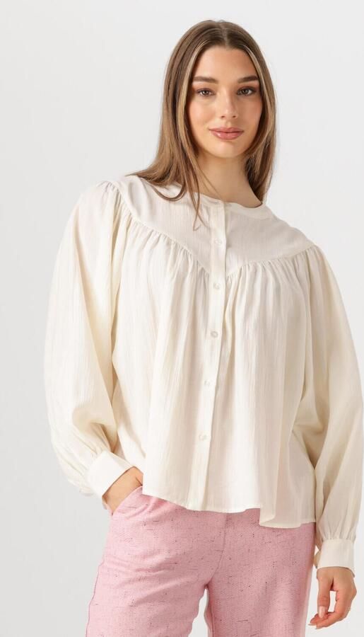 YDENCE Dames Blouses Blouse Hester Wit - Foto 4
