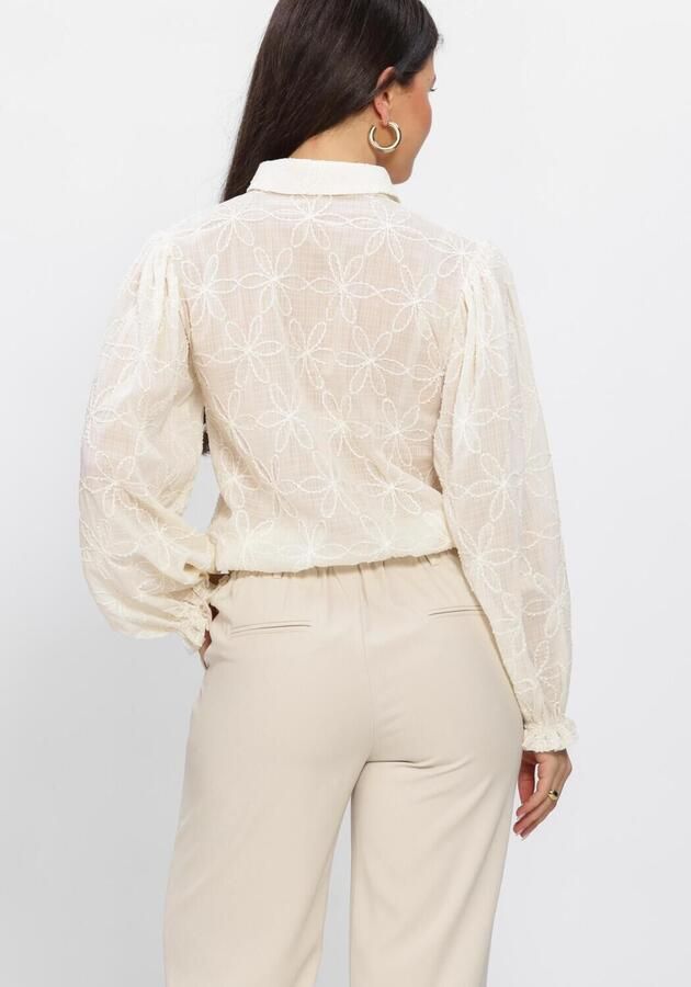 YDENCE Dames Blouses Blouse Isamae Gebroken Wit - Foto 4
