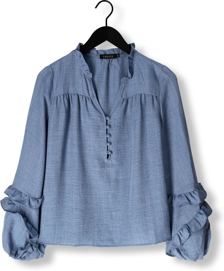 YDENCE Dames Blouses Blouse Jacky Blauw