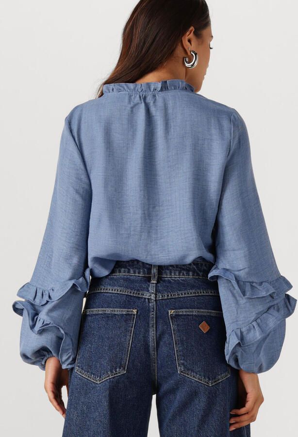 YDENCE Dames Blouses Blouse Jacky Blauw - Foto 3
