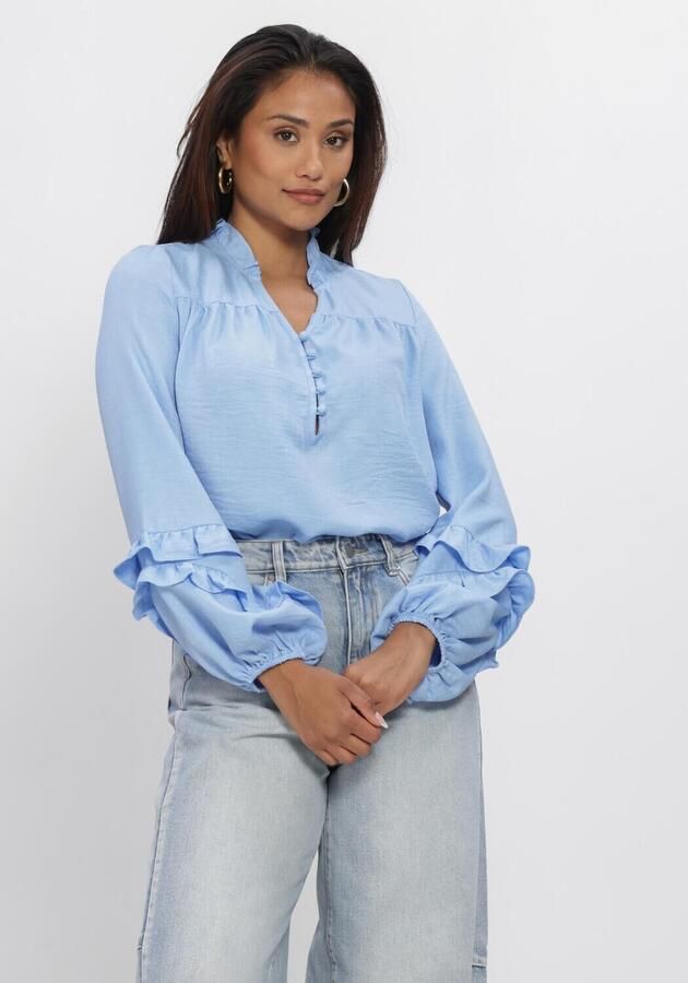 YDENCE Dames Blouses Blouse Jacky Lichtblauw